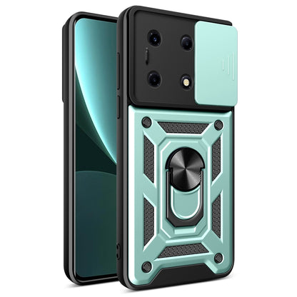 For Infinix Note 30 VIP Sliding Camera Cover Design TPU+PC Phone Case(Green) - Infinix Cases by PMC Jewellery | Online Shopping South Africa | PMC Jewellery | Buy Now Pay Later Mobicred