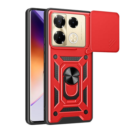 For Infinix Note 40 Pro/40 Pro+ 5G Sliding Camera Cover Design TPU+PC Phone Case(Red) - Infinix Cases by PMC Jewellery | Online Shopping South Africa | PMC Jewellery | Buy Now Pay Later Mobicred