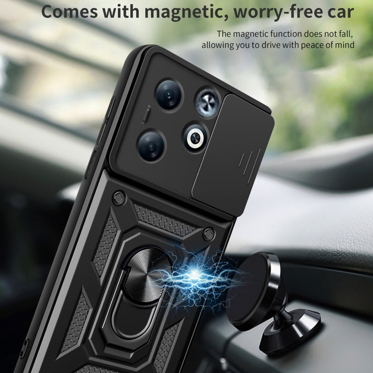 For Infinix Smart 8 Plus / 8 Pro Sliding Camera Cover Design TPU+PC Phone Case(Red) - Infinix Cases by PMC TechLife | Online Shopping South Africa | PMC TechLife | Buy Now Pay Later Mobicred
