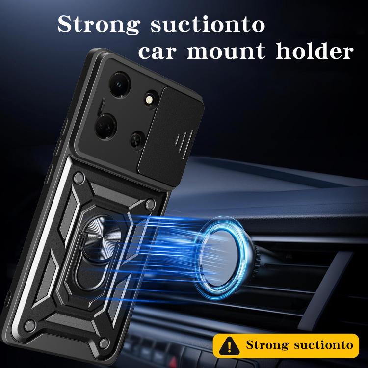 For Infinix Note 30 5G Sliding Camera Cover Design TPU+PC Phone Case(Green) - free shipping - PMC TechLife - Order now!