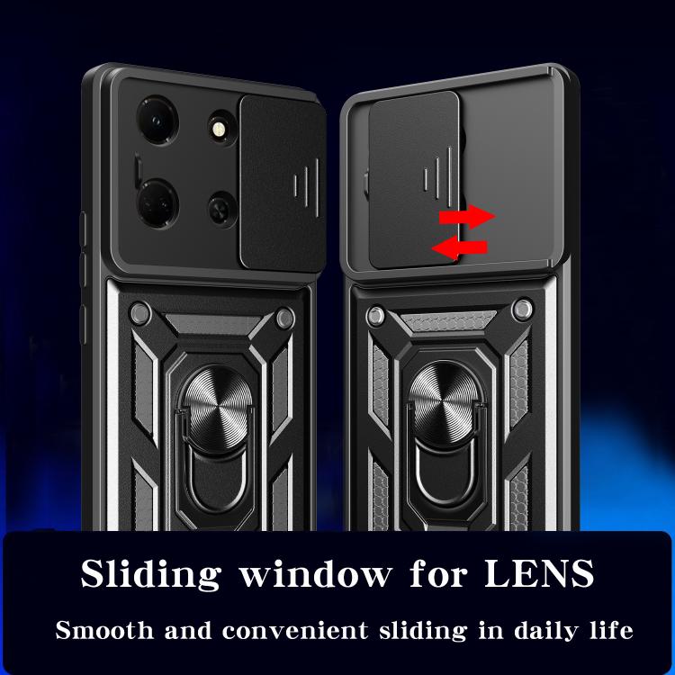 For Infinix Note 30 5G Sliding Camera Cover Design TPU+PC Phone Case(Green) - free shipping - PMC TechLife - Order now!