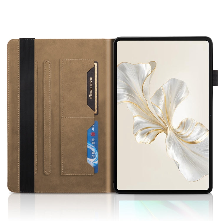 For Honor Pad 9 Tree Life Series Embossed Leather Tablet Case(Brown) - Honor by PMC TechLife | Online Shopping South Africa | PMC TechLife | Buy Now Pay Later Mobicred