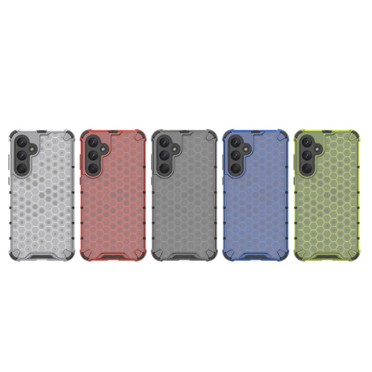 For Samsung Galaxy A35 5G Shockproof Honeycomb PC + TPU Protective Phone Case(Blue) - Galaxy Phone Cases by PMC TechLife | Online Shopping South Africa | PMC TechLife