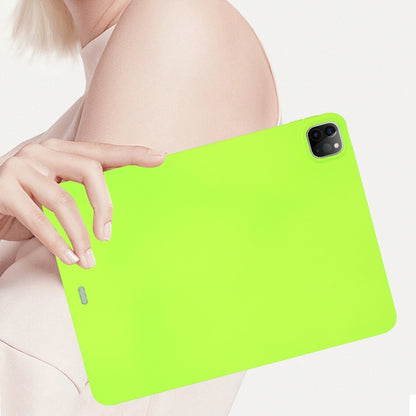 For iPad Air 11 2024 / 2025 Oil Spray Skin-friendly TPU Tablet Case(Fluorescent Green) - iPad Air 11 2025 / 2024 Cases by PMC Jewellery | Online Shopping South Africa | PMC Jewellery | Buy Now Pay Later Mobicred