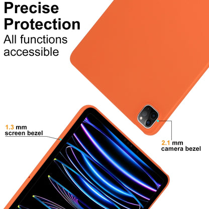 For iPad Air 13 2024 Oil Spray Skin-friendly TPU Tablet Case(Orange) - iPad Air 13 2024 Cases by PMC Jewellery | Online Shopping South Africa | PMC Jewellery | Buy Now Pay Later Mobicred