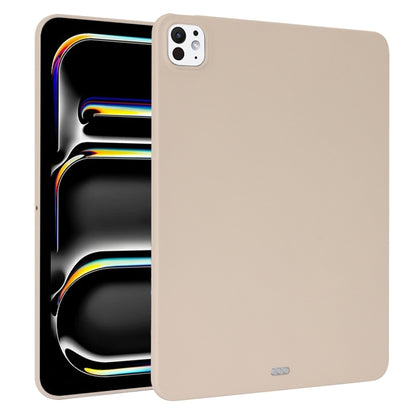 For iPad Pro 11 2024 Oil Spray Skin-friendly TPU Tablet Case(Milk White) - iPad Pro 11 2024 Cases by PMC Jewellery | Online Shopping South Africa | PMC Jewellery | Buy Now Pay Later Mobicred