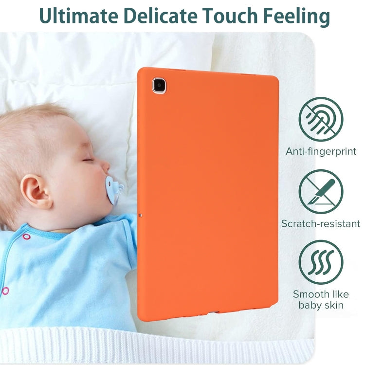 For Samsung Galaxy Tab S9 Oil Spray Skin-friendly TPU Tablet Case(Orange) - Galaxy Tab S9 Cases by PMC Jewellery | Online Shopping South Africa | PMC Jewellery | Buy Now Pay Later Mobicred