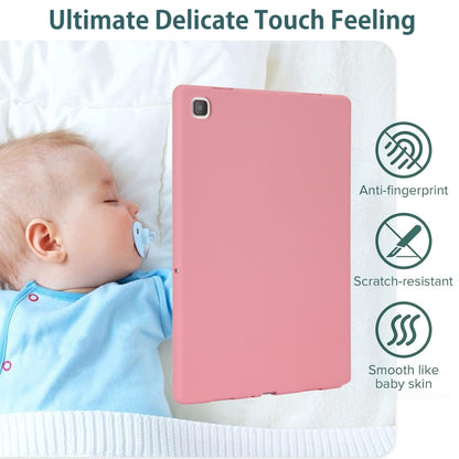 For Samsung Galaxy Tab S9 Oil Spray Skin-friendly TPU Tablet Case(Pink) - Galaxy Tab S9 Cases by PMC Jewellery | Online Shopping South Africa | PMC Jewellery | Buy Now Pay Later Mobicred