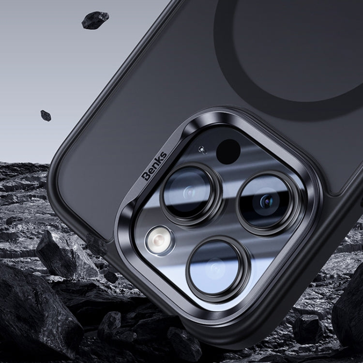 For iPhone 15 Benks Skin Feel Series MagSafe Magnetic Shockproof Phone Case(Black) - iPhone 15 Cases by Benks | Online Shopping South Africa | PMC Jewellery
