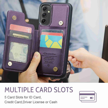 For Samsung Galaxy A54 5G CaseMe C22 Card Slots Holder RFID Anti-theft Phone Case(Purple) - Galaxy Phone Cases by CaseMe | Online Shopping South Africa | PMC Jewellery | Buy Now Pay Later Mobicred