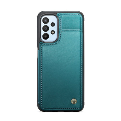 For Samsung Galaxy A23 CaseMe C22 Card Slots Holder RFID Anti-theft Phone Case(Blue Green) - Galaxy Phone Cases by CaseMe | Online Shopping South Africa | PMC Jewellery | Buy Now Pay Later Mobicred