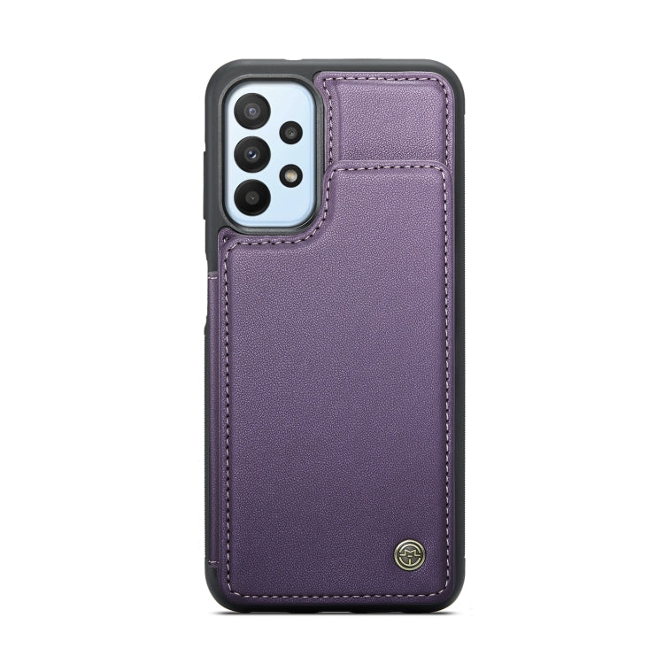 For Samsung Galaxy A23 CaseMe C22 Card Slots Holder RFID Anti-theft Phone Case(Purple) - Galaxy Phone Cases by CaseMe | Online Shopping South Africa | PMC Jewellery | Buy Now Pay Later Mobicred