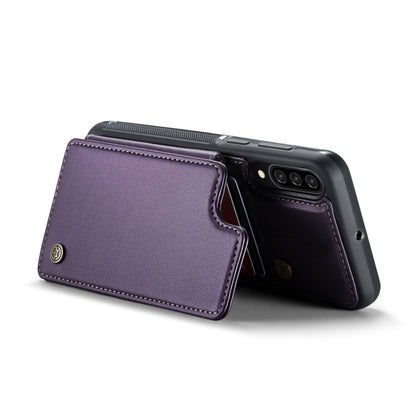 For Samsung Galaxy A30s/A50s/A50 CaseMe C22 Card Slots Holder RFID Anti-theft Phone Case(Purple) - Galaxy Phone Cases by CaseMe | Online Shopping South Africa | PMC Jewellery | Buy Now Pay Later Mobicred