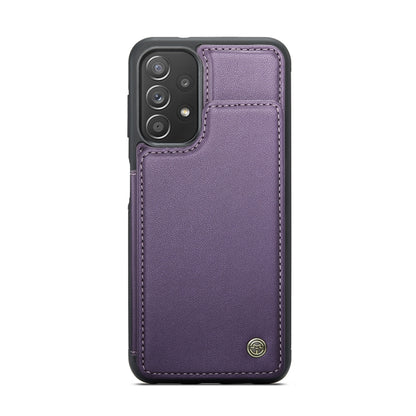 For Samsung Galaxy A52 4G/5G/A52s 5G CaseMe C22 Card Slots Holder RFID Anti-theft Phone Case(Purple) - Galaxy Phone Cases by CaseMe | Online Shopping South Africa | PMC Jewellery | Buy Now Pay Later Mobicred