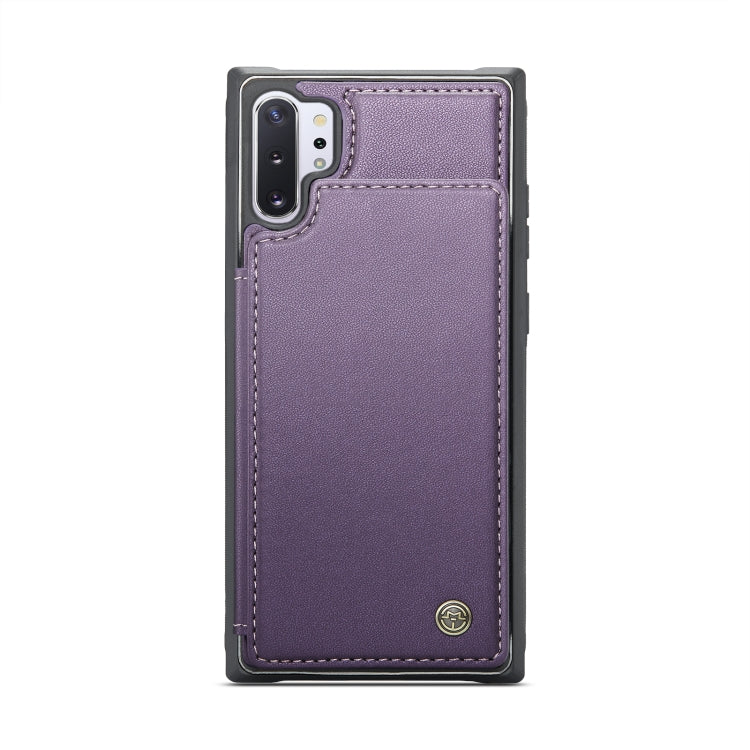 For Samsung Galaxy Note10+ 5G CaseMe C22 Card Slots Holder RFID Anti-theft Phone Case(Purple) - Galaxy Phone Cases by CaseMe | Online Shopping South Africa | PMC Jewellery | Buy Now Pay Later Mobicred