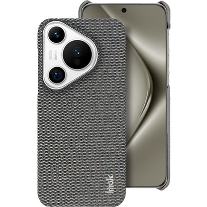 For Huawei Pura 70 imak Ruiyi Series Cloth Texture PU + PC Phone Case(Dark Grey) - Huawei Cases by imak | Online Shopping South Africa | PMC Jewellery | Buy Now Pay Later Mobicred