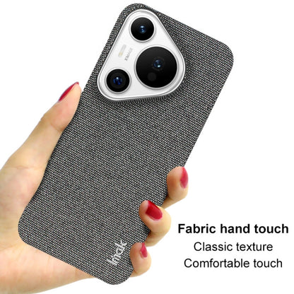 For Huawei Pura 70 imak Ruiyi Series Cloth Texture PU + PC Phone Case(Dark Grey) - Huawei Cases by imak | Online Shopping South Africa | PMC Jewellery | Buy Now Pay Later Mobicred