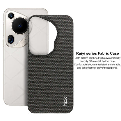 For Huawei Pura 70 Ultra imak Ruiyi Series Cloth Texture PU + PC Phone Case(Light Grey) - Huawei Cases by imak | Online Shopping South Africa | PMC Jewellery | Buy Now Pay Later Mobicred