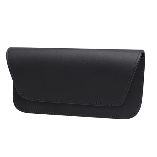 3064 Napa Texture Leather Car Glasses Storage Bag(Black) - Sunglasses & Glasses Clips by PMC Jewellery | Online Shopping South Africa | PMC Jewellery | Buy Now Pay Later Mobicred