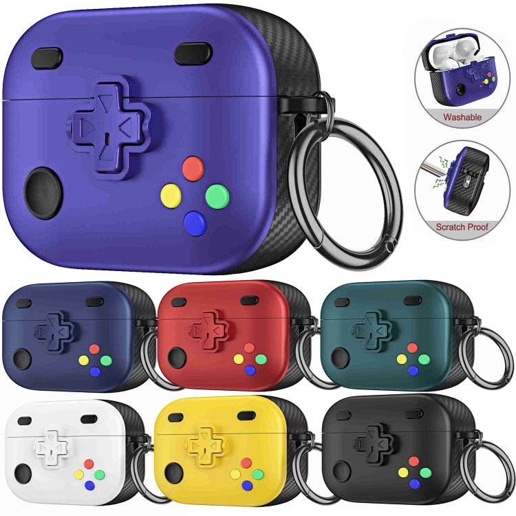 For AirPods Pro 2 Game Console Shape Wireless Earphones Protective Case(Purple) - For AirPods Pro 2 by PMC Jewellery | Online Shopping South Africa | PMC Jewellery | Buy Now Pay Later Mobicred