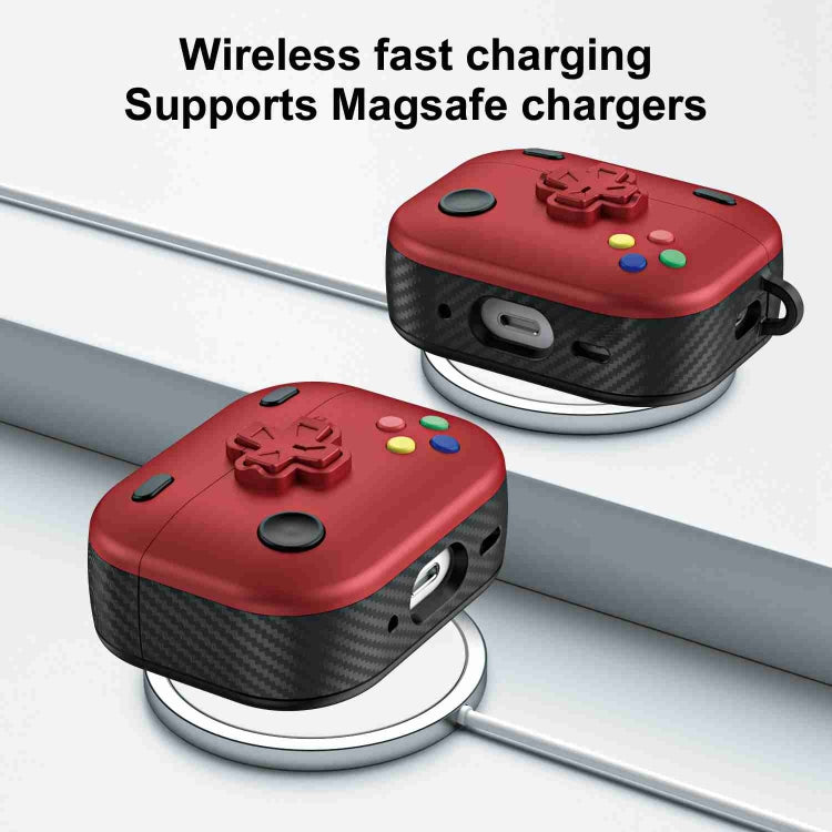 For AirPods 2 / 1 Game Console Shape Wireless Earphones Protective Case(Purple) - For AirPods 1/2 by PMC Jewellery | Online Shopping South Africa | PMC Jewellery | Buy Now Pay Later Mobicred