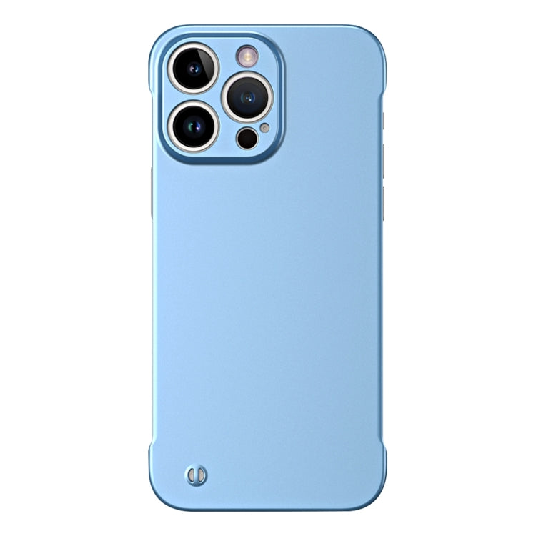 For iPhone 11 Pro Max Frameless Metallic Paint Hybrid PC Phone Case(Sierra Blue) - iPhone 11 Pro Max Cases by PMC Jewellery | Online Shopping South Africa | PMC Jewellery | Buy Now Pay Later Mobicred