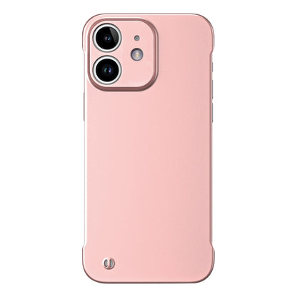 For iPhone 11 Frameless Metallic Paint Hybrid PC Phone Case(Rose Gold) - iPhone 11 Cases by PMC Jewellery | Online Shopping South Africa | PMC Jewellery | Buy Now Pay Later Mobicred