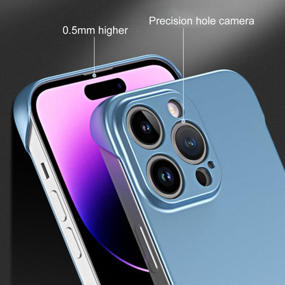 For iPhone 11 Pro Max Frameless Metallic Paint Hybrid PC Phone Case(Space Silver) - iPhone 11 Pro Max Cases by PMC Jewellery | Online Shopping South Africa | PMC Jewellery | Buy Now Pay Later Mobicred