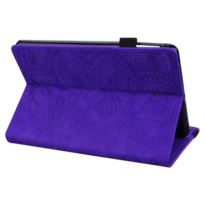 For Samsung Galaxy Tab S9 Ultra Calf Texture Embossed Leather Tablet Case(Purple) - Galaxy Tab S9 Ultra Cases by PMC Jewellery | Online Shopping South Africa | PMC Jewellery | Buy Now Pay Later Mobicred