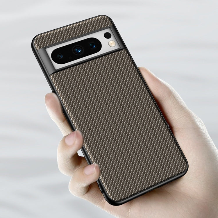 For Google Pixel 9 Ultra-thin Carbon Fiber Texture Printing Phone Case(Black Blue) - Google Cases by PMC TechLife | Online Shopping South Africa | PMC TechLife | Buy Now Pay Later Mobicred