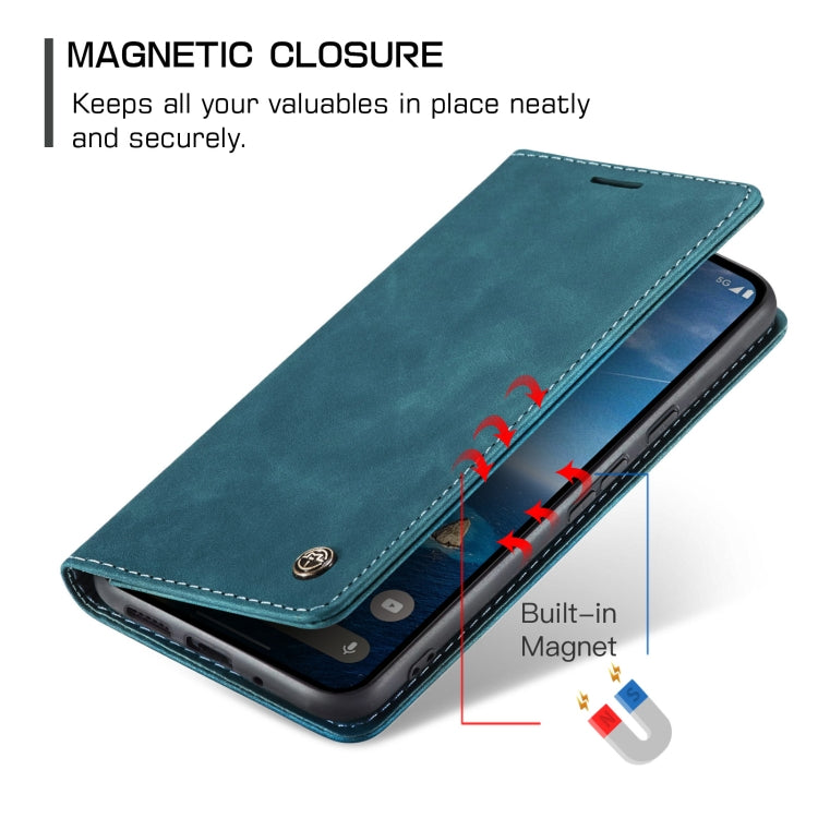 For Google Pixel 9 / 9 Pro CaseMe 013 Multifunctional Horizontal Flip Leather Phone Case(Blue) - Google Cases by CaseMe | Online Shopping South Africa | PMC Jewellery | Buy Now Pay Later Mobicred