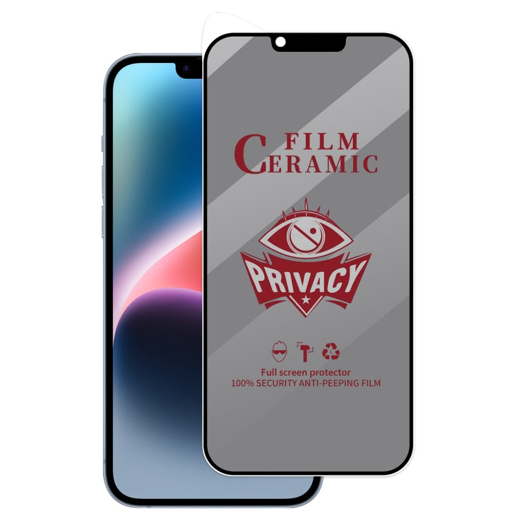 For iPhone 13 Pro Max / 14 Plus Full Coverage HD Privacy Ceramic Film - iPhone 13 Pro Max Cases by PMC Jewellery | Online Shopping South Africa | PMC Jewellery