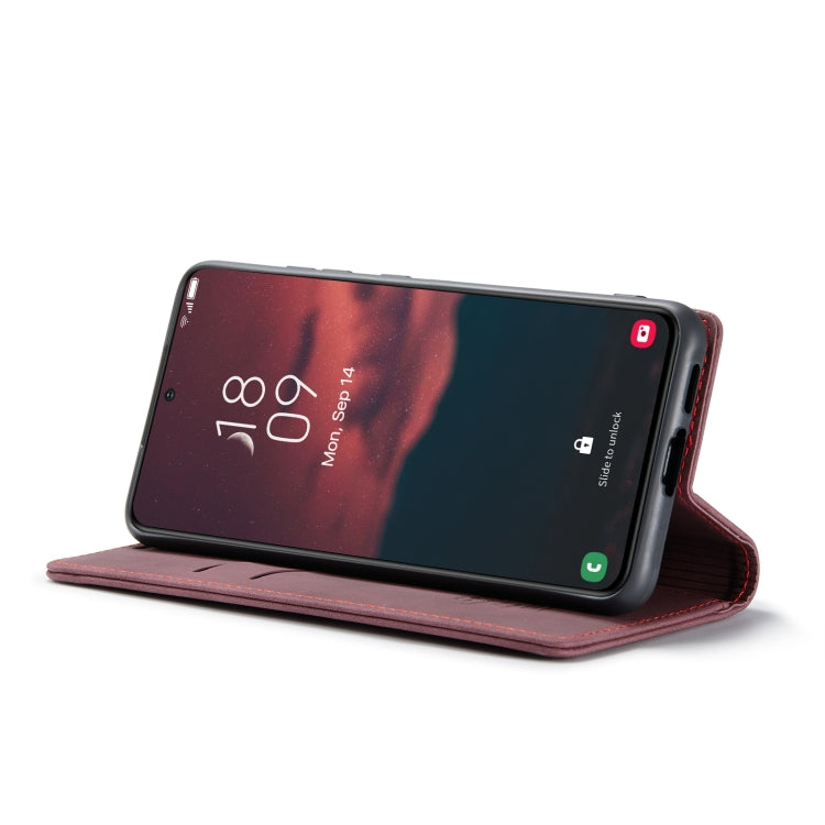 For Samsung Galaxy S24+ 5G CaseMe 013 Multifunctional Horizontal Flip Leather Phone Case(Wine Red) - Galaxy S24+ 5G Cases by CaseMe | Online Shopping South Africa | PMC Jewellery | Buy Now Pay Later Mobicred