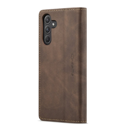 For Samsung Galaxy A55 5G CaseMe 013 Multifunctional Horizontal Flip Leather Phone Case(Coffee) - Galaxy Phone Cases by CaseMe | Online Shopping South Africa | PMC Jewellery | Buy Now Pay Later Mobicred