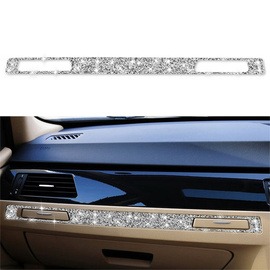 For BMW 3 Series E90 / E92 / E93 2005-2012 Car Passenger Side Center Control Diamond Decorative Sticker, Right Drive - Car Interior Mouldings by PMC Jewellery | Online Shopping South Africa | PMC Jewellery | Buy Now Pay Later Mobicred