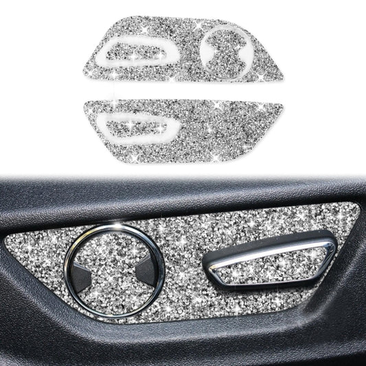 For Ford Mustang 2015-2020 Car Seat Adjustment Button Diamond Decoration Sticker, Right Drive - Car Interior Mouldings by PMC Jewellery | Online Shopping South Africa | PMC Jewellery | Buy Now Pay Later Mobicred