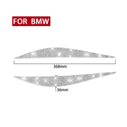 For BMW Series 3 G20 G28 2019-2020 Car Lamp Eyebrow Diamond Decoration Sticker, Left and Right Drive - Lamp Decoration by PMC Jewellery | Online Shopping South Africa | PMC Jewellery | Buy Now Pay Later Mobicred