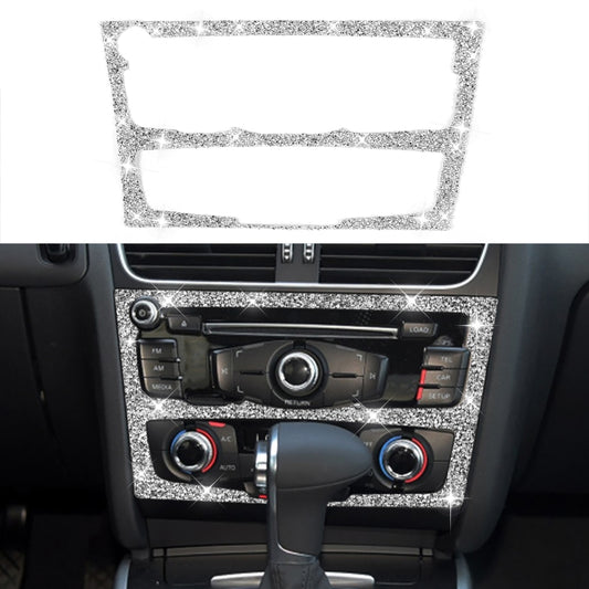 For Audi Q5 / A4L Car Center Control Panel Type B Diamond Decoration Sticker, Left and Right Drive - Car Interior Mouldings by PMC Jewellery | Online Shopping South Africa | PMC Jewellery | Buy Now Pay Later Mobicred