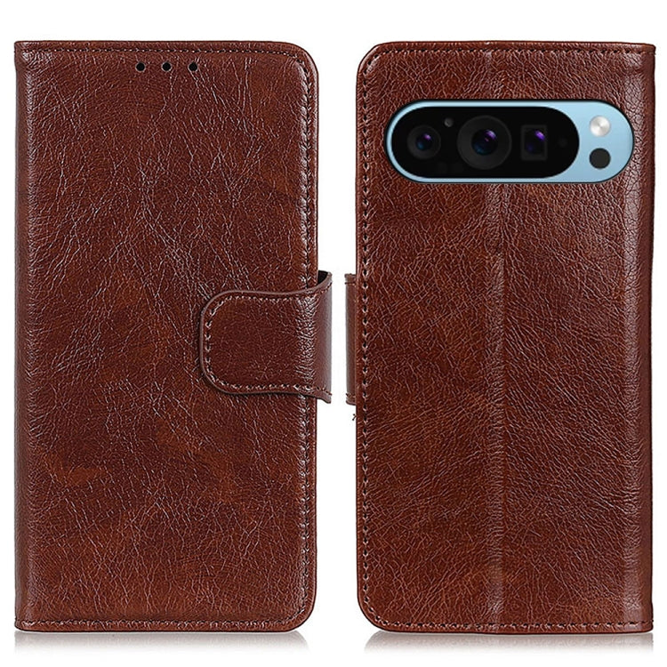 For Google Pixel 9 Nappa Texture Horizontal Flip Leather Phone Case(Brown) - Google Cases by PMC Jewellery | Online Shopping South Africa | PMC Jewellery | Buy Now Pay Later Mobicred