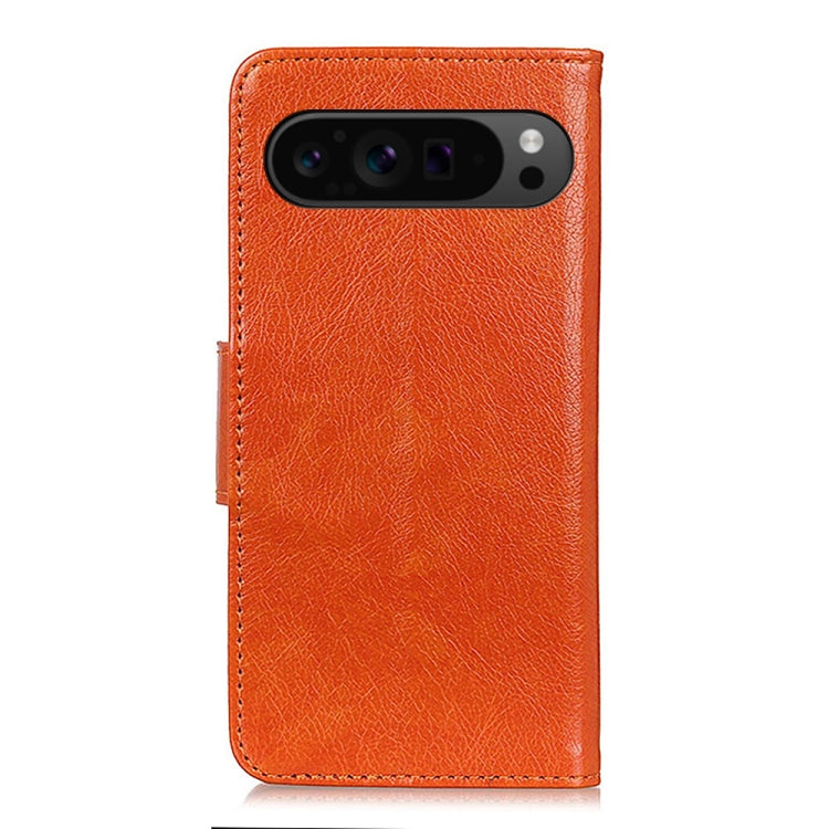 For Google Pixel 9 Pro Nappa Texture Horizontal Flip Leather Phone Case(Orange) - Google Cases by PMC TechLife | Online Shopping South Africa | PMC TechLife | Buy Now Pay Later Mobicred