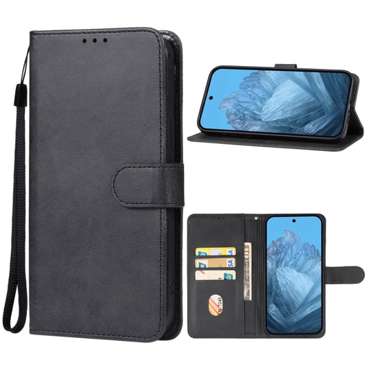 For Google Pixel 9 Leather Phone Case(Black) - Google Cases by PMC Jewellery | Online Shopping South Africa | PMC Jewellery | Buy Now Pay Later Mobicred