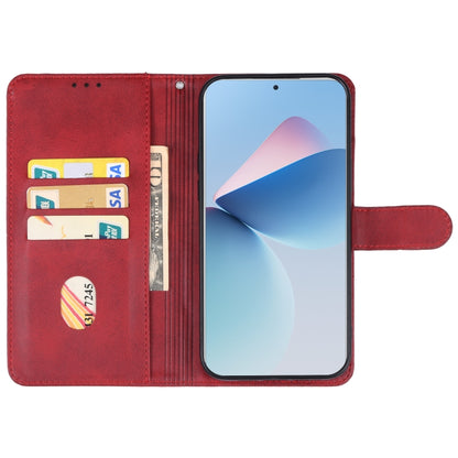 For Meizu 21 Note Leather Phone Case(Red) - Meizu by PMC Jewellery | Online Shopping South Africa | PMC Jewellery | Buy Now Pay Later Mobicred