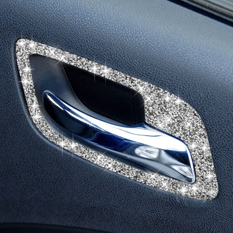 For Dodge Charger 2011-2014 Car Door Handle A Diamond Decorative Sticker, Left-hand Drive - Car Interior Mouldings by PMC Jewellery | Online Shopping South Africa | PMC Jewellery | Buy Now Pay Later Mobicred