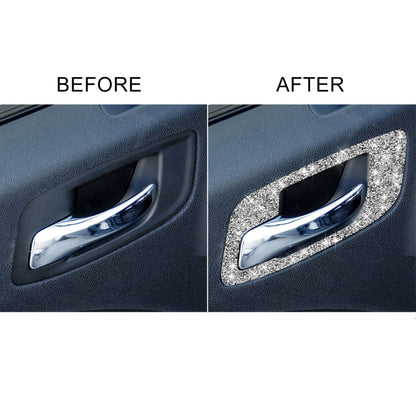 For Dodge Charger 2011-2014 Car Door Handle A Diamond Decorative Sticker, Left-hand Drive - Car Interior Mouldings by PMC Jewellery | Online Shopping South Africa | PMC Jewellery | Buy Now Pay Later Mobicred