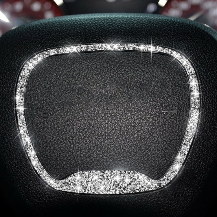 For Dodge Challenger 2015-2021 Car Steering Wheel Diamond Decorative Sticker, Left and Right Drive - Car Interior Mouldings by PMC Jewellery | Online Shopping South Africa | PMC Jewellery | Buy Now Pay Later Mobicred