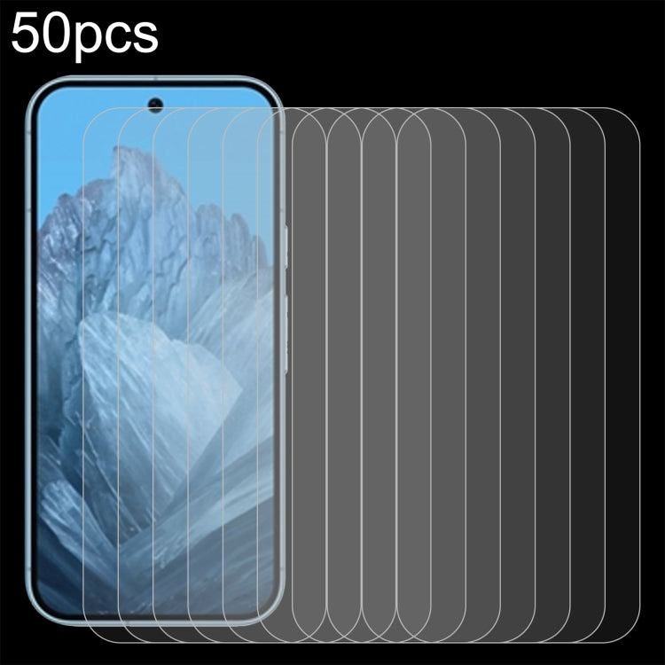 For Google Pixel 9 50pcs 0.26mm 9H 2.5D Tempered Glass Film - Google Tempered Glass by PMC Jewellery | Online Shopping South Africa | PMC Jewellery | Buy Now Pay Later Mobicred