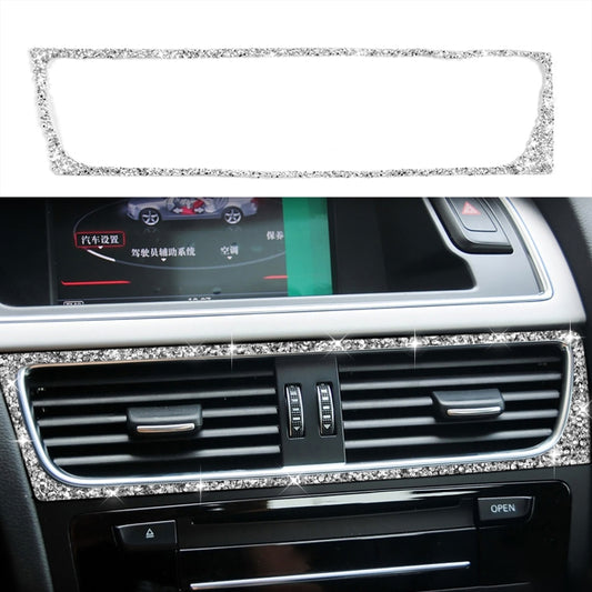 For Audi A4 / A5 / Q5 Car Air Conditioning Air Outlet Frame Diamond Decoration Sticker, Left Drive - Car Interior Mouldings by PMC Jewellery | Online Shopping South Africa | PMC Jewellery | Buy Now Pay Later Mobicred