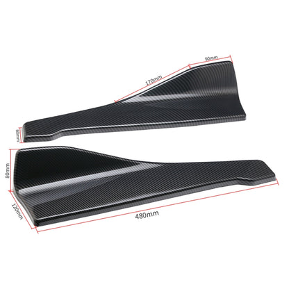 Car Universal Rear Corner Protection Plate Car Modified 48cm Rear Shovel(Carbon Fiber) - Trunk & Bumper Accessories by PMC Jewellery | Online Shopping South Africa | PMC Jewellery | Buy Now Pay Later Mobicred