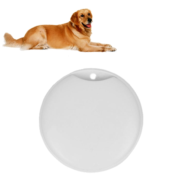 F6 Circular Global Location Tracker Anti-lost Device(White) - Personal Tracker by PMC TechLife | Online Shopping South Africa | PMC TechLife | Buy Now Pay Later Mobicred