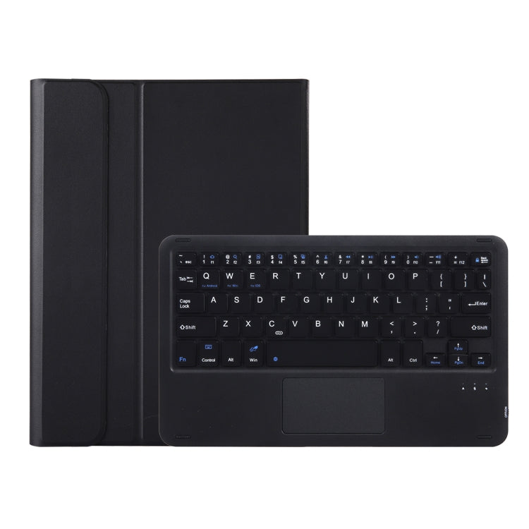 For Xiaomi Redmi Pad SE 11 inch A0N9-A Lambskin Texture Ultra-thin Detachable Bluetooth Keyboard Leather Case with Touchpad(Black) - Xiaomi Keyboard by PMC TechLife | Online Shopping South Africa | PMC TechLife | Buy Now Pay Later Mobicred